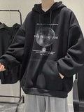 Goth Moon Graphic Print Y2K Hoodies Men Hip Hop Fashion Pullovers Hoody Autumn Streetwear Fleece Baggy Hooded Sweatshirts aidase-shop