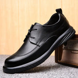 Aidase Social Shoe Male Business Office High Quality Men's Formal Shoes Suit Black Elegant and Classic Gentleman Cheap Liquidation 39 aidase-shop