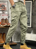 Aidase mens outfits Green Outdoor Hiking Men's Cargo Pants Male Trousers Khaki Multi Pocket Autumn Emo Clothing Cheapest New in Loose