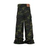 Aidase Color Match Multi-pockets Camouflage Cargo Pants for Men and Women Streetwear Patchwork Baggy Overalls Wide Leg Loose Trousers aidase-shop