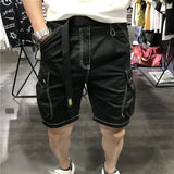 Aidase Male Short Pants Multi Pocket Black Big Size Men's Cargo Shorts Oversize Harajuku Loose Jorts 2024 Fashion Clothes Streetwear aidase-shop