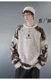 Aidase Autumn Knitting Sweater Men Women Winter Loose Knitted Jumpers Streetwear Harajuku Soft Casual Embroidery Knit Pullovers Couple aidase-shop