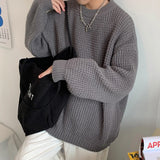 Aidase Sweaters Men Crewneck Pure Color Knitted Sweaters Autumn Winter Casual Pullover Streetwear Basic Color Sweater Jumper Male aidase-shop