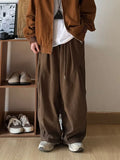 Aidase Retro Casual Pants Men Women INS Loose Solid Color Wide-leg Trousers Japanese Oversize Cotton Harem Pants Spring Autumn Unisex aidase-shop