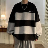 Aidase Striped Sweatshirt Men's Trendy Handsome High-end and Versatile Top aidase-shop