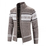 =Aidase 2024 Men's Sweaters Autumn Winter Wool Zipper Cardigan Sweaters Man Casual Knitwear Sweatercoat Male aidase-shop