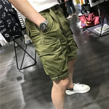 Aidase Male Short Pants Multi Pocket Black Big Size Men's Cargo Shorts Oversize Harajuku Loose Jorts 2024 Fashion Clothes Streetwear aidase-shop