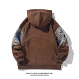 Autumn New Men's Hoodies Embroidered Patterns Loose Fashion Korean Streetwear Hooded Coat Male Casual Hoodie M-5XL
