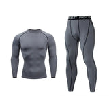 Aidase Men Compression Running Set Quick Dry Gym Sport Sweatsuit Man Long Sleeve Jogging Training Suit Fitness Tracksuit Gym Clothing aidase-shop