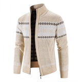 =Aidase 2024 Men's Sweaters Autumn Winter Wool Zipper Cardigan Sweaters Man Casual Knitwear Sweatercoat Male aidase-shop