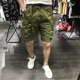 Aidase Male Short Pants Multi Pocket Black Big Size Men's Cargo Shorts Oversize Harajuku Loose Jorts 2024 Fashion Clothes Streetwear aidase-shop