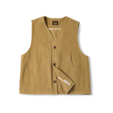 Aidase Maden American Vintage Layover Hunting Vest With Sleeveless Tank Top Amekaji Jacket Coat For Men aidase-shop