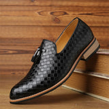 Aidase Men Luxury Casual Shoes Autumn Leather Loafers Office Dress Shoes Men Driving Moccasins Comfortable Slip on Party Fashion Shoes aidase-shop