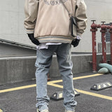 Irregular Ripped Hole Jeans Denim Pant Woman Man Straight Patchwork Baggy boyfriend y2k Punk Kpop Harajuku Streetwear Hip Hop aidase-shop