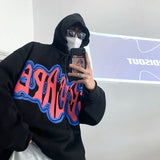 Letter Men Oversize Hoodies Fashion Brand Harajuku Pullovers Tops Hip Hop Casual Couple Clothing Male Sweatshirts aidase-shop