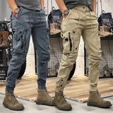 Aidase Cargo Pants For Men Grey Outdoor Biker Trousers Man Hiking Motorcycle Slim Trekking Cheap Emo Casual New In With Trend Popular aidase-shop