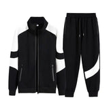 Aidase 2024 Mens Sport Suit Warm Hoodies Set Cotton GYM Windproof Thermal Gym Sportsuit Classic Style Sportswear Jogging Running Sets aidase-shop