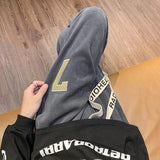 Spring Autumn Solid Straight Loose Trousers Sports Joggers Oversized Baggy Pants Pantalon Homme 4XL Casual Streetwear Sweatpant aidase-shop