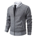 =Aidase 2024 Men's Sweaters Autumn Winter Wool Zipper Cardigan Sweaters Man Casual Knitwear Sweatercoat Male aidase-shop