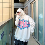 Letter Men Oversize Hoodies Fashion Brand Harajuku Pullovers Tops Hip Hop Casual Couple Clothing Male Sweatshirts aidase-shop