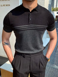 Aidase Summer Men Fashion Polo Shirts Short Sleeve Turn-down Collar Patchwork Casual Polos Men Clothing Male Tops Pullover Streetwear aidase-shop