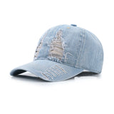 Aidase Unisex Sport Baseball Cap for Women Men Retro Wash Water Jeans Sun Hat Cotton Handfeeling Streetwear Hip Hop Denim Summer Hat aidase-shop