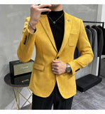 Aidase 6 Color Costume Homme Deerskin Jacket Suit Men Casual Slim Blazer Hombre Suit Leather Jacket Men Terno Masculino Men Clothing aidase-shop