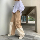 Aidase Elegant Fashion Harajuku Slim Fit Ropa Hombre Loose Sport All Match Casual Pants Solid Pockets Patchwork Straight Leg Pants aidase-shop