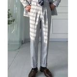 83.7Aidase High Quality Office Social Suit Pants Casual Wedding Groom Trousers Italy Business Dress Pants Men  Gray Pantaloni Casual aidase-shop