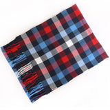 Unisex Winter Plaid Warm Scarf Men Cashmere Shawl and Wraps Pashmina Neckerchief Bufanda Female Tessel Echarpe New aidase-shop