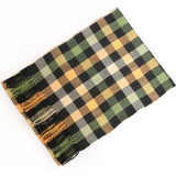 Unisex Winter Plaid Warm Scarf Men Cashmere Shawl and Wraps Pashmina Neckerchief Bufanda Female Tessel Echarpe New aidase-shop