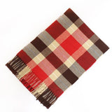 Unisex Winter Plaid Warm Scarf Men Cashmere Shawl and Wraps Pashmina Neckerchief Bufanda Female Tessel Echarpe New aidase-shop