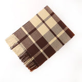 Unisex Winter Plaid Warm Scarf Men Cashmere Shawl and Wraps Pashmina Neckerchief Bufanda Female Tessel Echarpe New aidase-shop