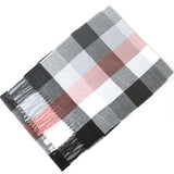 Unisex Winter Plaid Warm Scarf Men Cashmere Shawl and Wraps Pashmina Neckerchief Bufanda Female Tessel Echarpe New aidase-shop