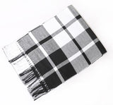 Unisex Winter Plaid Warm Scarf Men Cashmere Shawl and Wraps Pashmina Neckerchief Bufanda Female Tessel Echarpe New aidase-shop