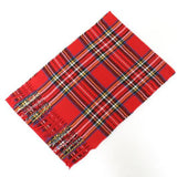 Unisex Winter Plaid Warm Scarf Men Cashmere Shawl and Wraps Pashmina Neckerchief Bufanda Female Tessel Echarpe New aidase-shop