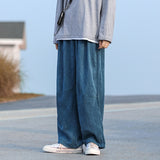 Men Corduroy Harajuku Wide Leg Pants Overalls Mens Japanese Streetwear Sweatpants Male Korean Casual Joggers Pants aidase-shop