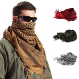 New Fashion Mens Lightweight Square Outdoor Shawl Military Arab Tactical Desert Army Shemagh KeffIyeh Arafat Scarf Fashion aidase-shop