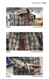 Aidase Spring Plaid Vintage Shirt Mens Office Harajuku Casual Shirts Male Long Sleeve Oversize Clothes 5XL aidase-shop