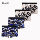 4pcs/Lot Men Underwear Boxer Elasticity Shorts Panties  Shorts Brand Underpants Men Cotton Breathable  Shorts Men M-3XL aidase-shop