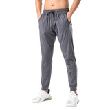 Gym Sweatpants Man Thin Fitness Trousers Slim Fit Quick Dry Running Long Pants Elastic Men Workout Pant aidase-shop