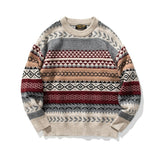 Aidase Knitted Striped Vintage Sweater Men Clothes Pullover Men Sweater Casual Men's Sweater Knit M-2XL 2022 New Arrivals aidase-shop