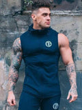 Aidase 2022  Mens Gyms Hoodie Singlets Sweatshirts sleeveless hoodies printing Bodybuilding Fitness male waistcoat Shirts Casual hoodies aidase-shop