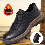 Aidase Winter Shoes for Men 2022 Leather Warm Thick Sole Shoes Safety Wear-Resistant Outdoor Sports Mens Casual Shoes Zapatillas Hombre aidase-shop