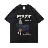 Aidase   Hip Hop Streetwear Harajuku T Shirt Girl Japanese Kanji Print Tshirt 2021 Men Summer Short Sleeve T-Shirt Cotton Loose Tops Tees aidase-shop