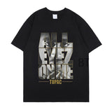 Aidase   2022 New 2pac Rap T Shirts print O-Neck Short Sleeve Regular Mens Top Quality Hip hop tShirt Tupac cotton black oversize t-shirt aidase-shop