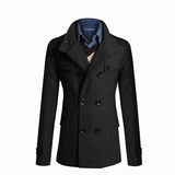 Aidase 2021 Brand New Men's Wool Overcoat for Male Long Suit Men Woolen Windbreaker Man Woollen Coat Outer Casual Wear Clothing aidase-shop