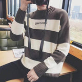 Aidase Men's Sweater Korean personality pullover top goth oversized Harajuku all-match kawaii bottoming female wool sweater couple wear aidase-shop