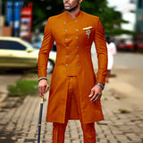 Aidase Suits for Men Groom Tuxedo  Indian Wedding Wear Casual Man Blazer Men Burgundy Suit Slim Wedding Suits （Jacket+Pants） aidase-shop