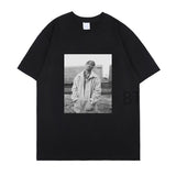 Aidase   2022 New 2pac Rap T Shirts print O-Neck Short Sleeve Regular Mens Top Quality Hip hop tShirt Tupac cotton black oversize t-shirt aidase-shop